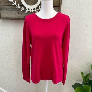 J.crew factory Teddie pink wool blend long sleeve sweater F5199 ladies L‎